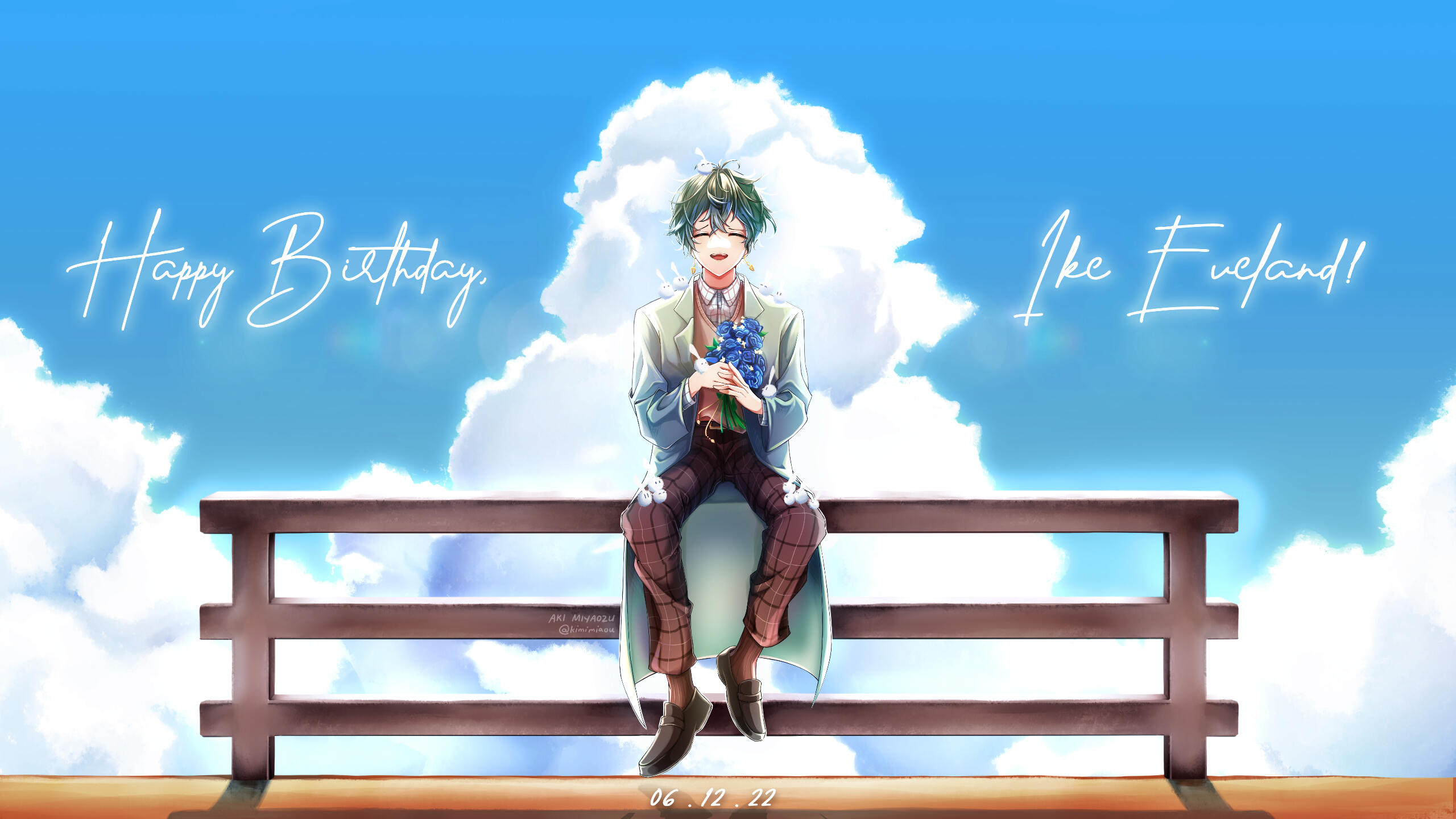 Ike Eveland Birthday Fanart, Landscape (2022)