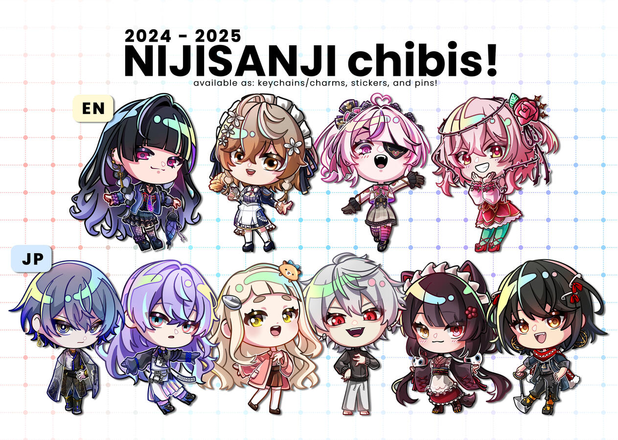 NIJISANJI EN&amp;JP Chibis (2025)