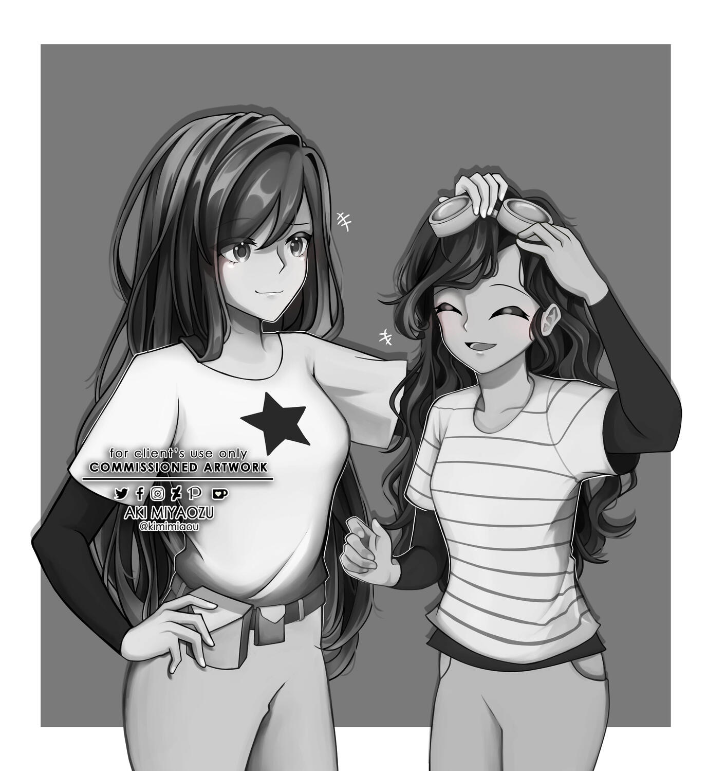 Amber and Happy Salt (Commission, 2022)