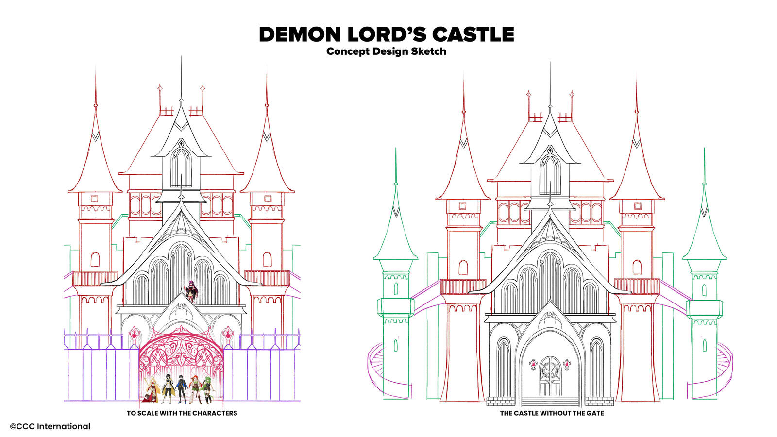 [Concept Design Sketch] Demon Lord's Castle Additionals